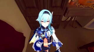 POV kurva Eula pejska a vyplnění ji s cum.