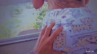 Айчым карыстаецца БЛІСКАЮЧЫ З хвосцікам ІДЭАЛЬНА падыходзіць / БЯРЭ МАЛАКО Ў CU - SEXDOLL520